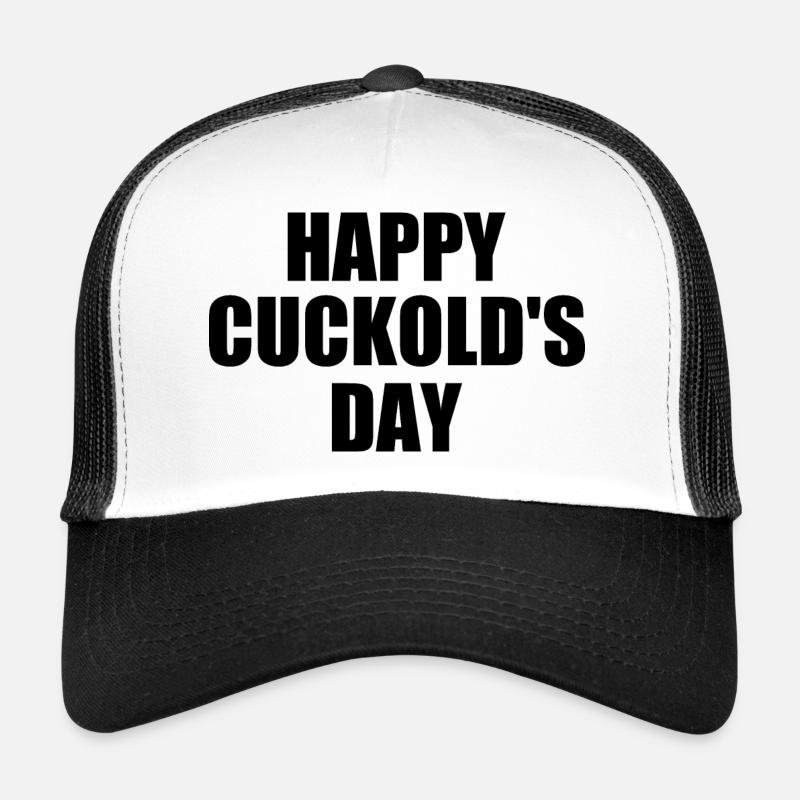 happy cuckold's day - cuckold Trucker Cap