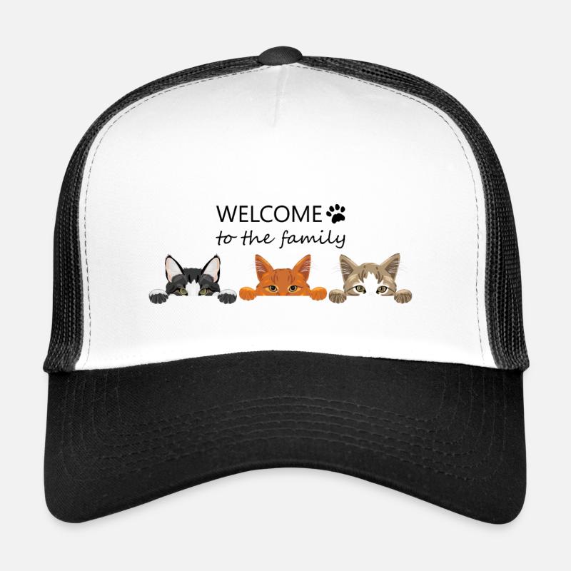 Willkommen in der Katzenfamilie Trucker Cap