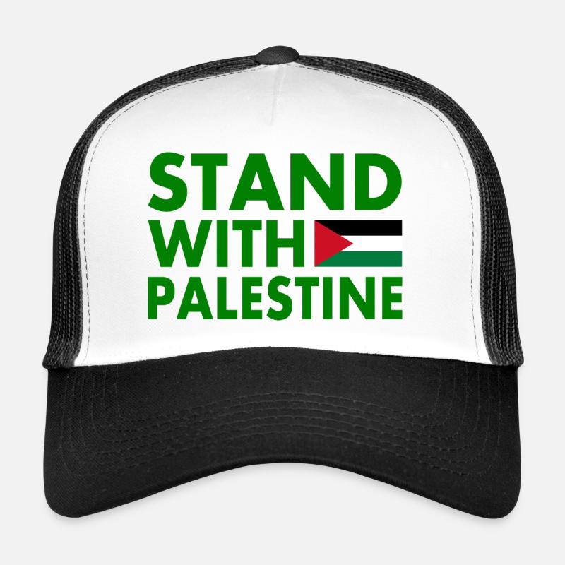 Stand with palestine - Trucker Cap - white/black