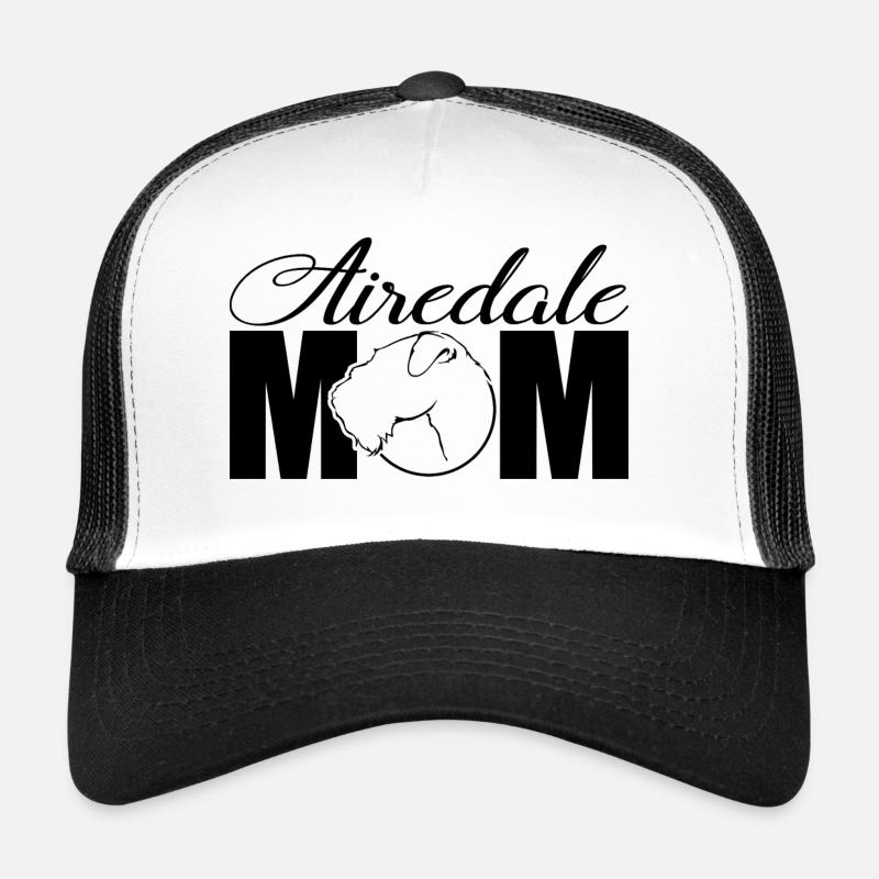 Airedale Terrier Profil Chiens Chien Wilsigns Casquette trucker 
