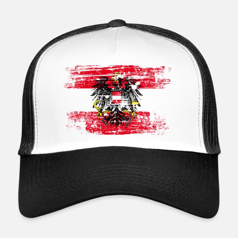 Autriche Autriche drapeau drapeau aigle Casquette trucker 