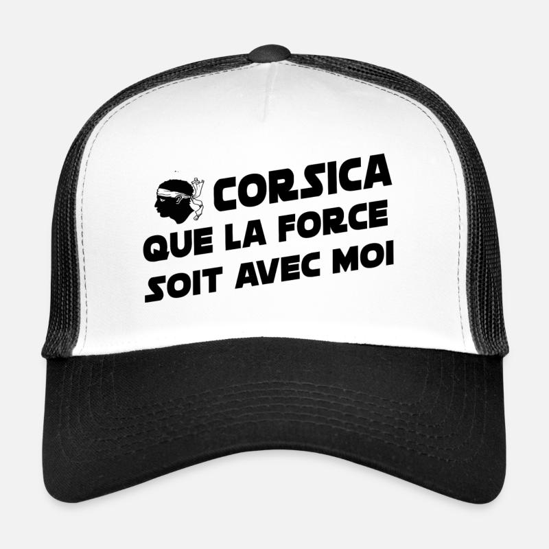 Corsica que la force soit avec moi Casquette trucker 