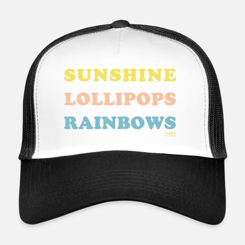 sunshine lollipops rainbows Trucker Cap