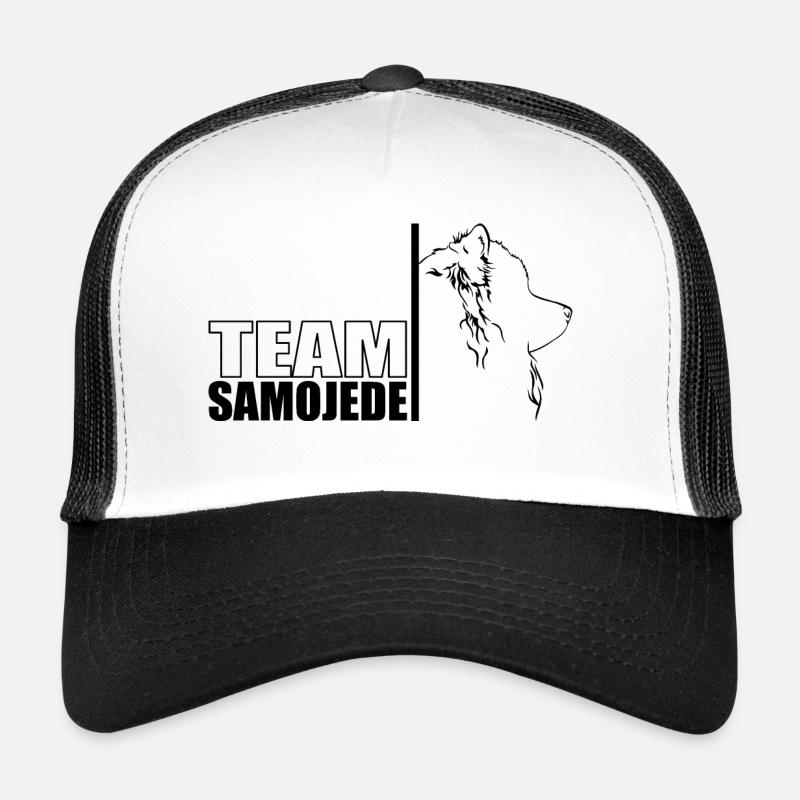 TEAM Chien Samoyède Chien Wilsigns Casquette trucker 