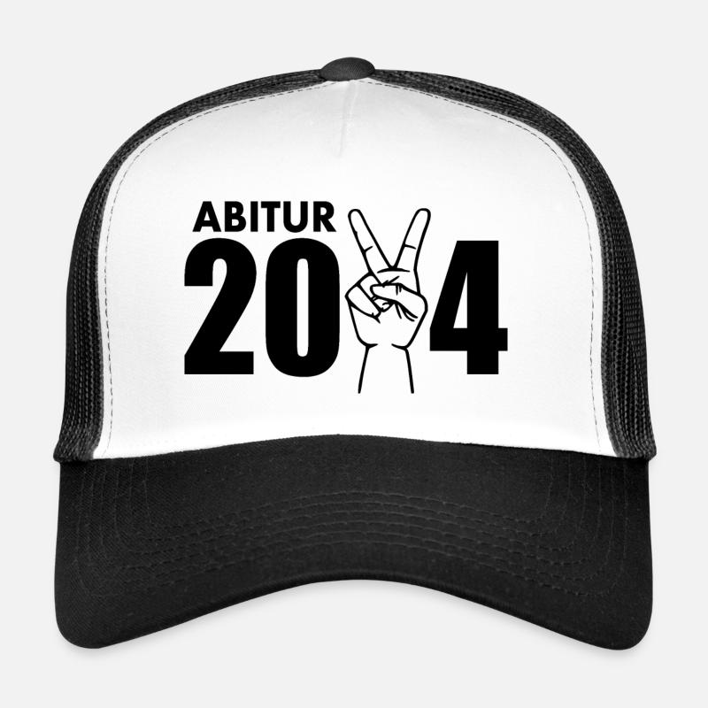Abitur 2024 - Trucker Cap - Weiß/Schwarz