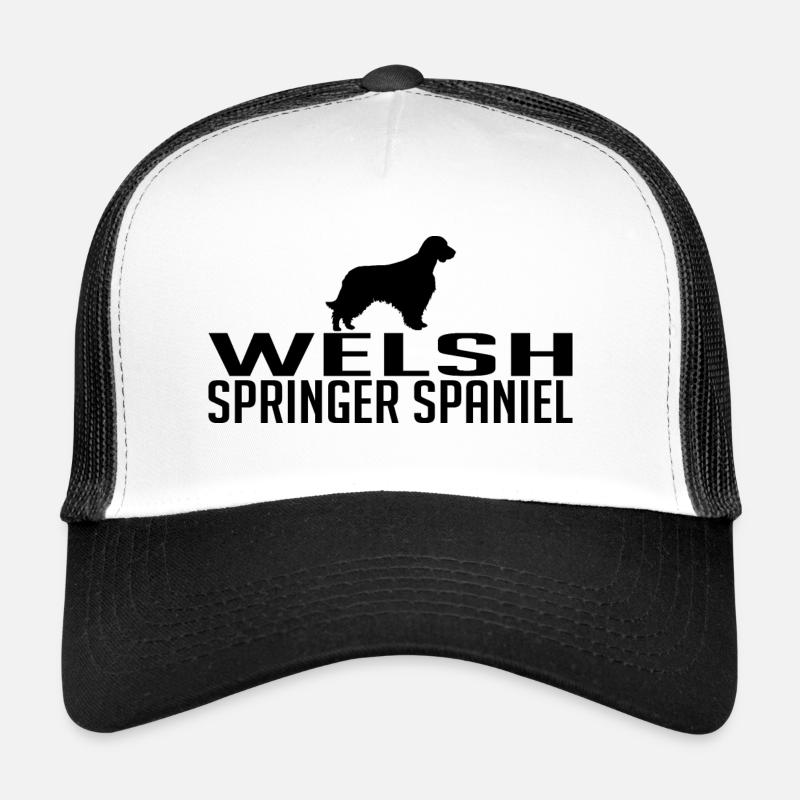 WELSH SPRINGER SPANIEL RACE DE CHIEN CHASSE Wilsigns Casquette trucker 