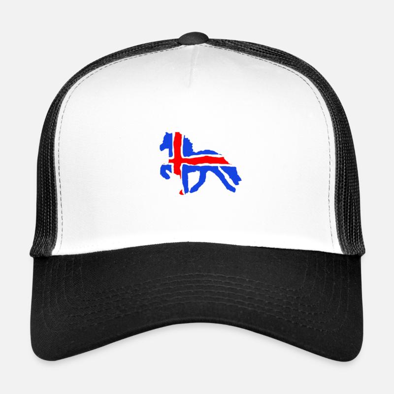 Isländer+Flagge Trucker Cap