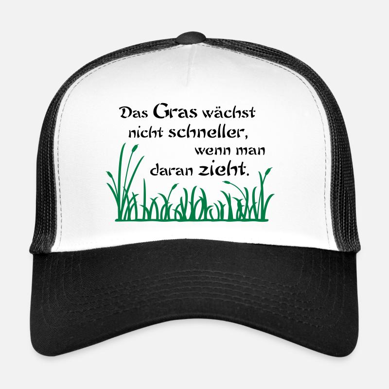 L'herbe ne pousse pas plus vite Casquette trucker 
