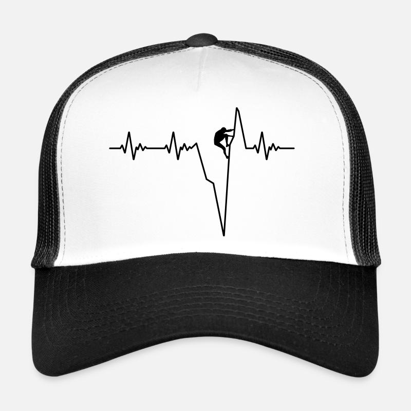 Climb Pulsline - Casquette trucker  - blanc/noir