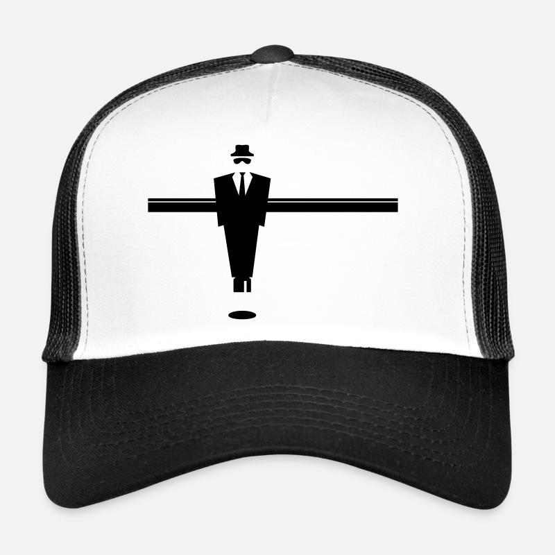 Kicker, Maffia - Trucker Cap - Weiß/Schwarz