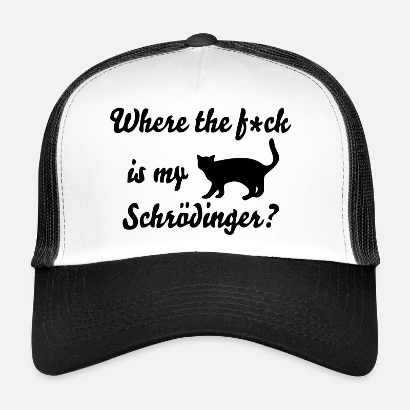Chat de Schrödinger Casquette trucker 
