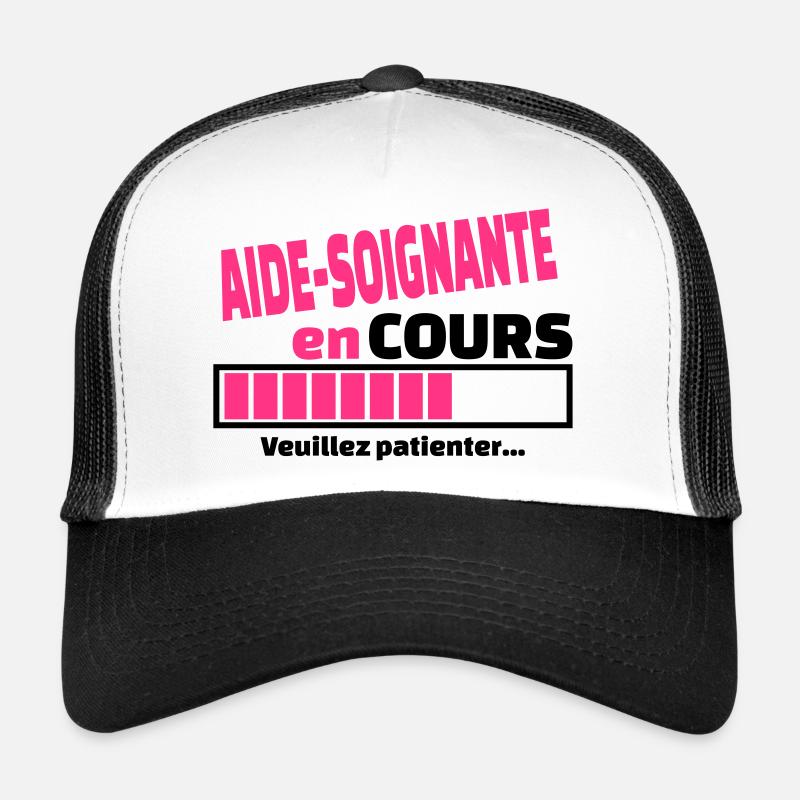 aide-soignante en cours Casquette trucker 