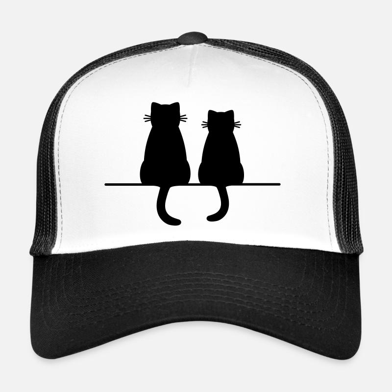 Cadeau d'amour d'amitié de chat de chats de chat Casquette trucker 