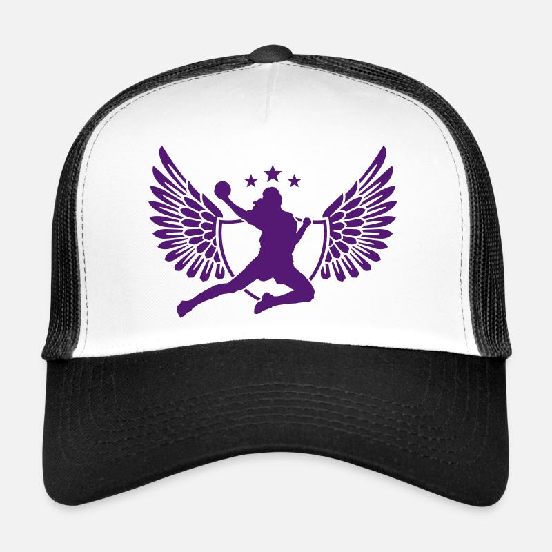 handball - Trucker Cap - Weiß/Schwarz