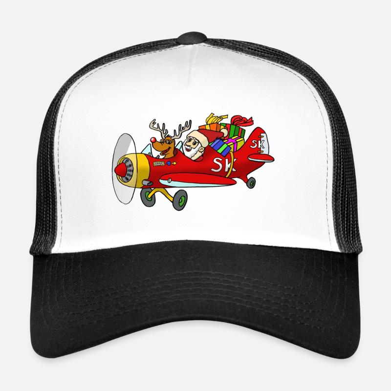 Santa im Flieger Trucker Cap