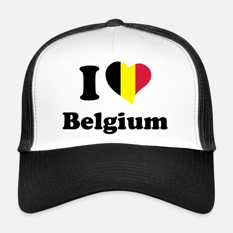 I love Belgium - J'aime la Belgique Casquette trucker 