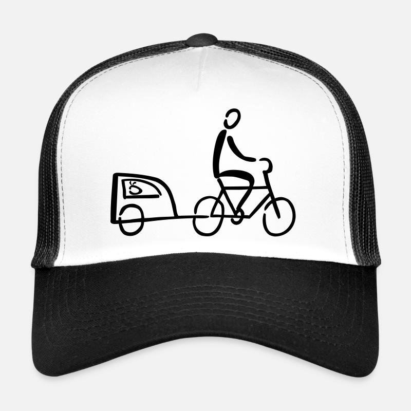 Hundehaenger - Casquette trucker  - blanc/noir