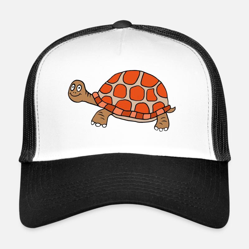 Playful turtle design for kids Trucker Cap