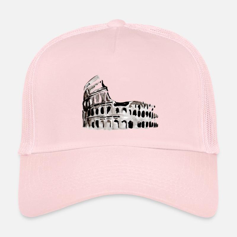 Monument italien Colisée Casquette trucker 