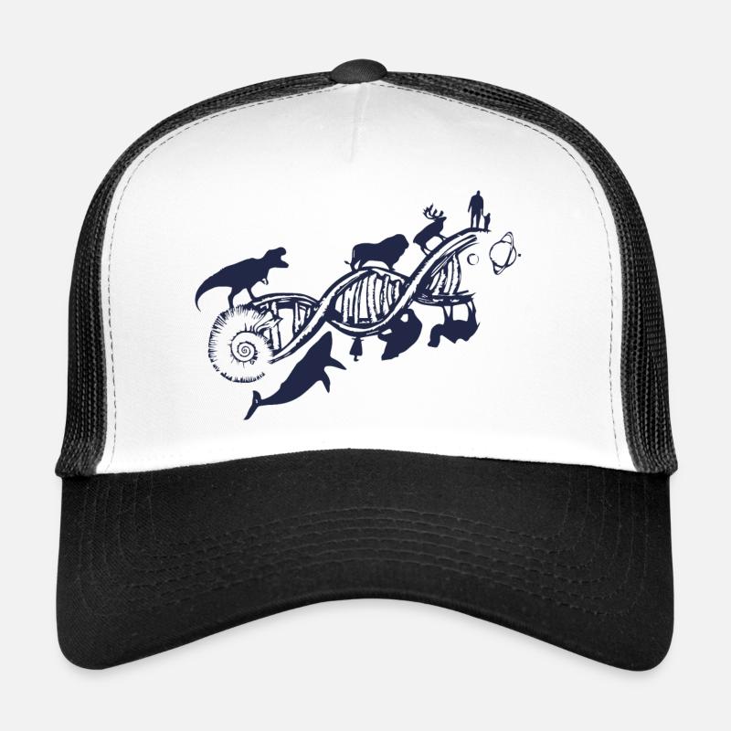 evolution - Trucker Cap - white/black