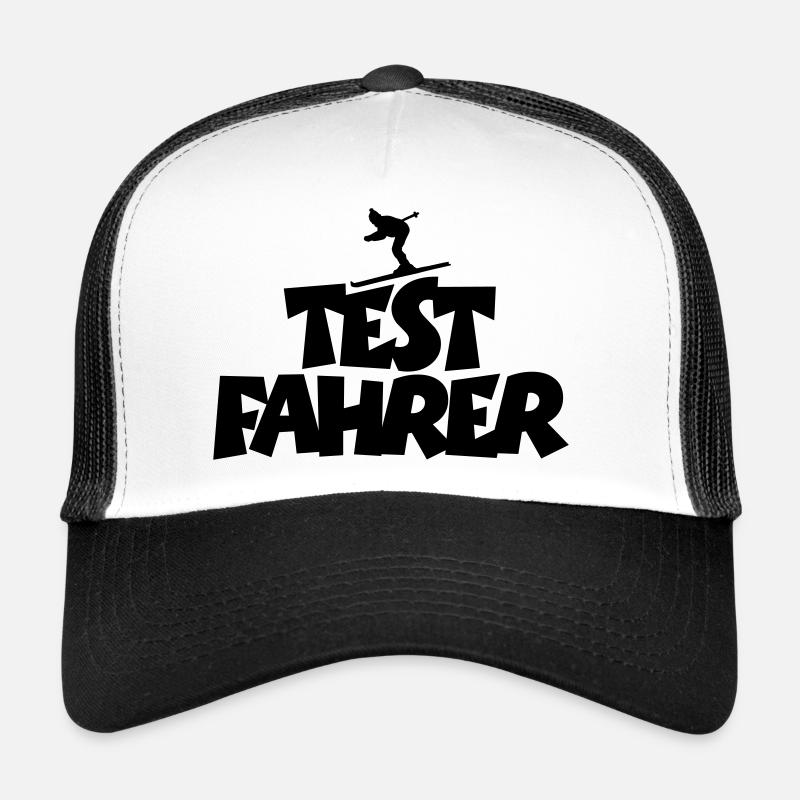 Skifahrer Wintersportler Testfahrer Trucker Cap