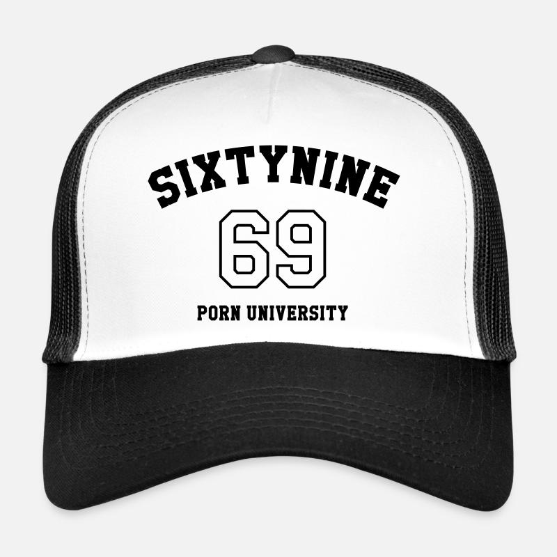 69 Porn University Trucker Cap