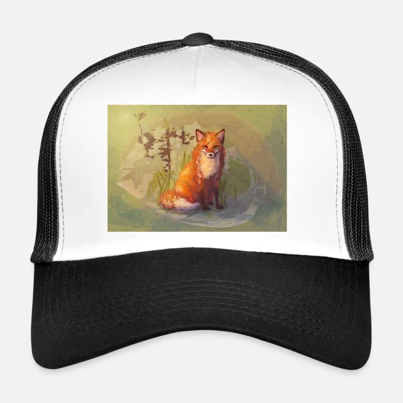 Renard d'automne Casquette trucker 