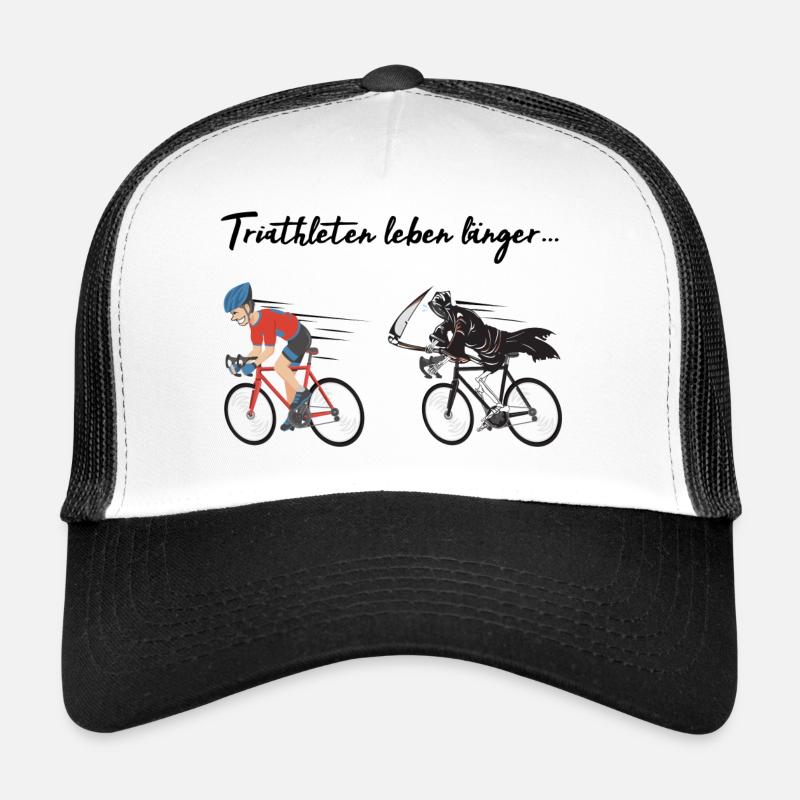 Triathlon triathletes live longer! Trucker Cap