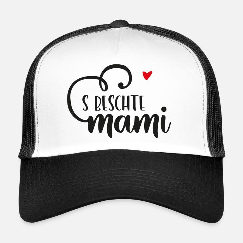 Schweizerdeutsch Muttertagsgeschenk S beschte Mami Trucker Cap