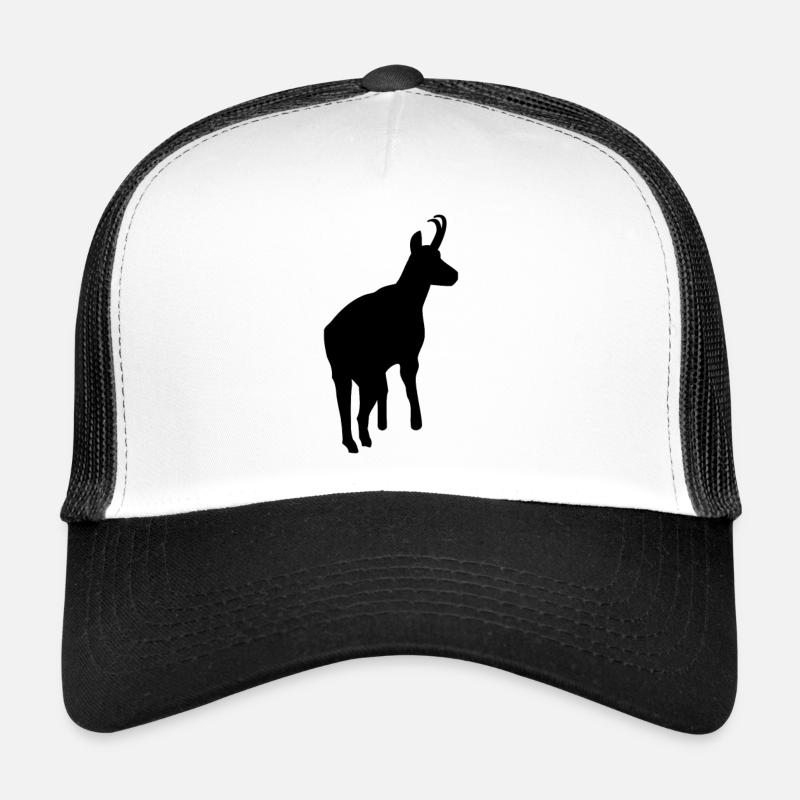 Gams - Trucker Cap - Weiß/Schwarz