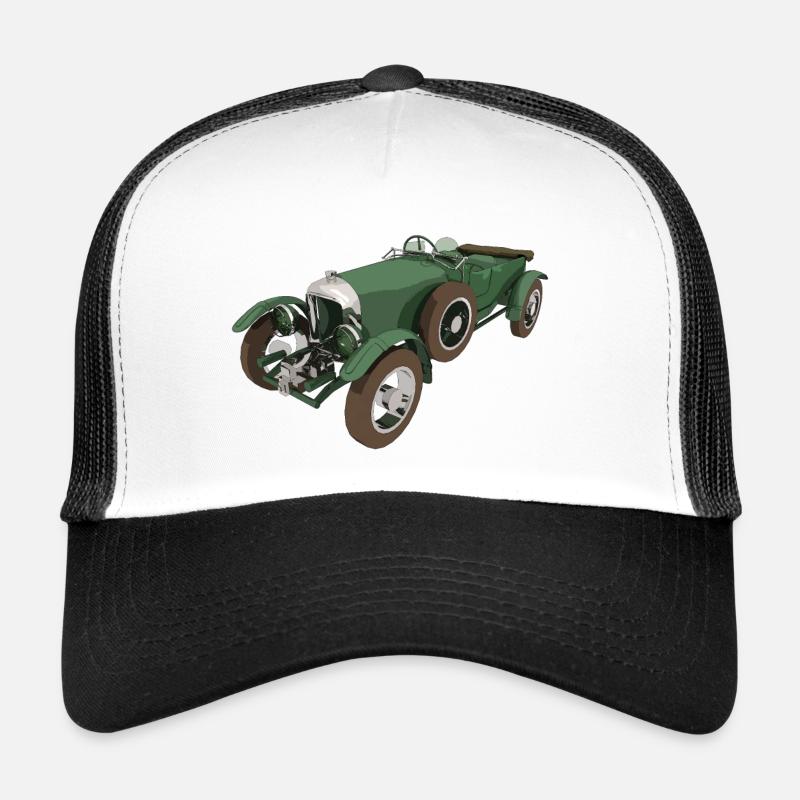 Nice classic car, car, car - Trucker Cap - white/black