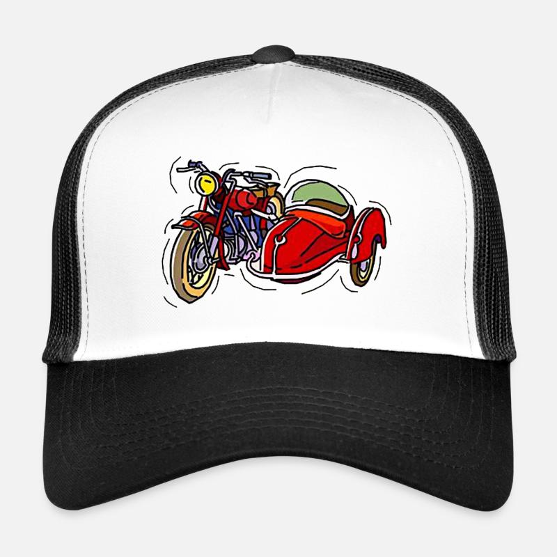 Moto avec side-car 3 Casquette trucker 