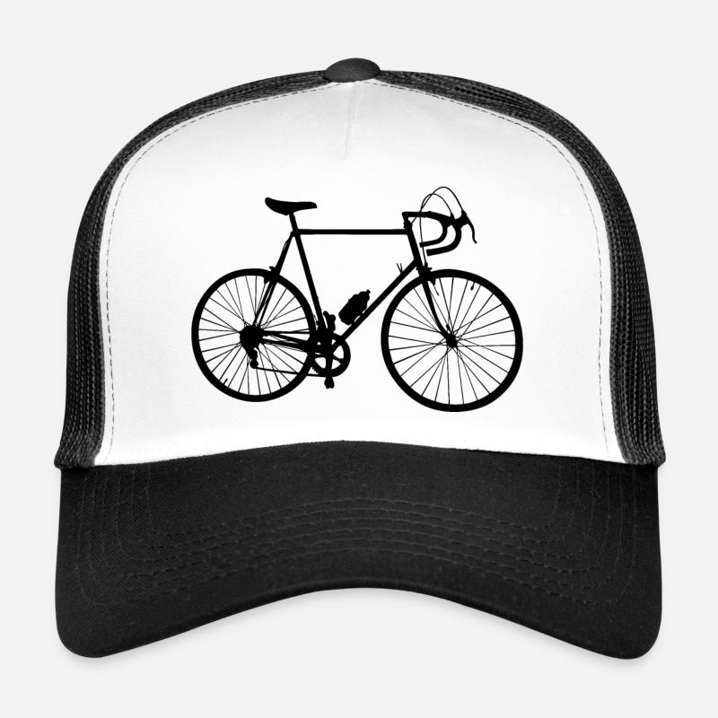 Rennrad Klassiker - Trucker Cap - Weiß/Schwarz