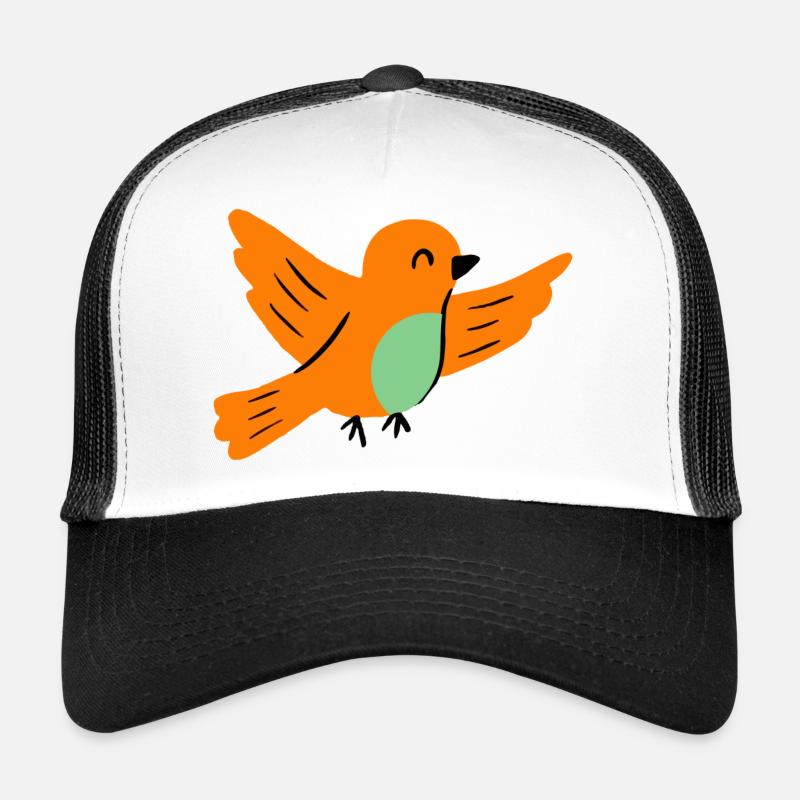 Doux petit oiseau volant Casquette trucker 