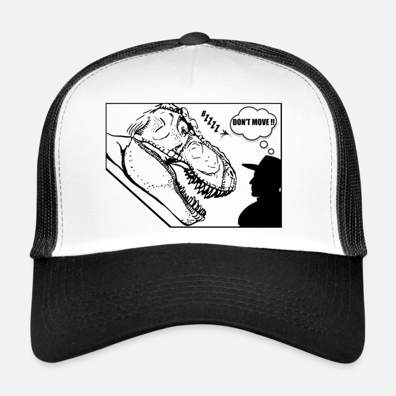 Don 't move!! - Trucker Cap - Weiß/Schwarz