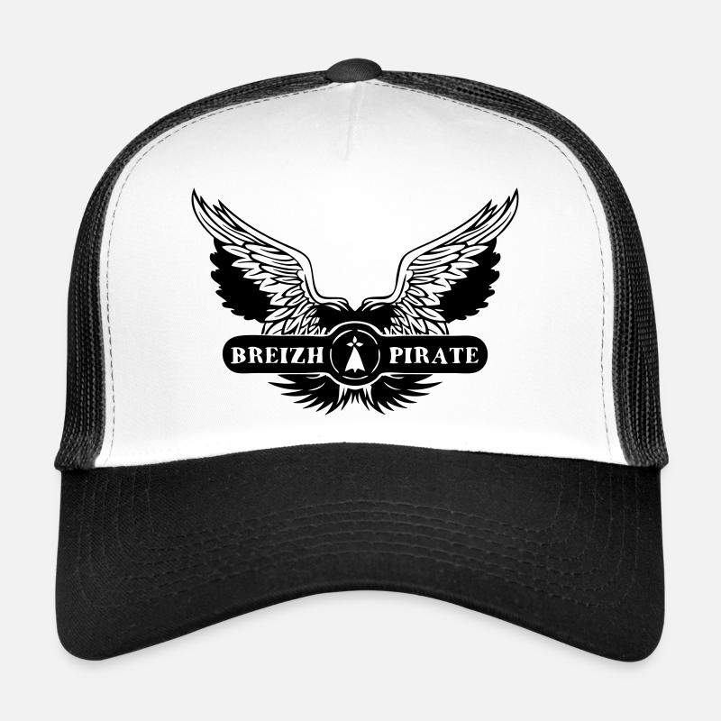 breizh pirate hermine aile Casquette trucker 