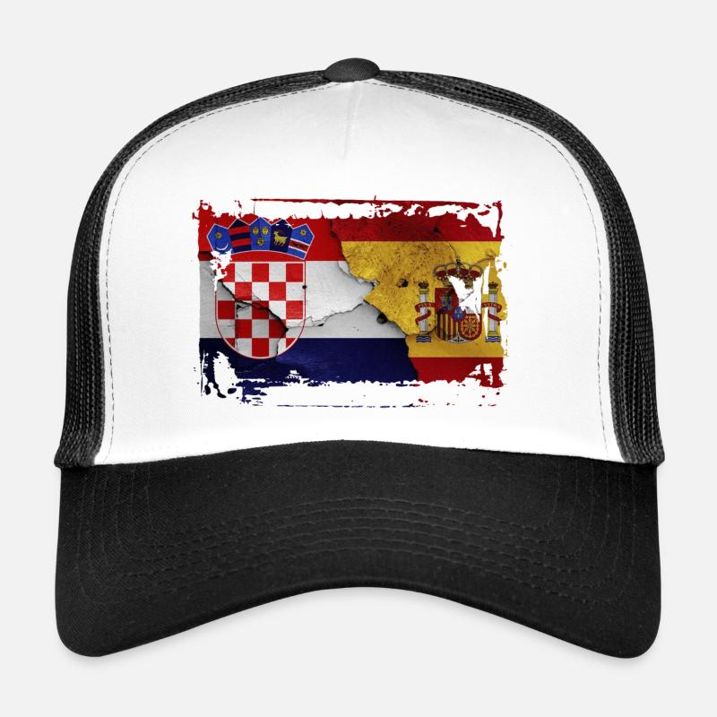 Croatien Spain Trucker Cap