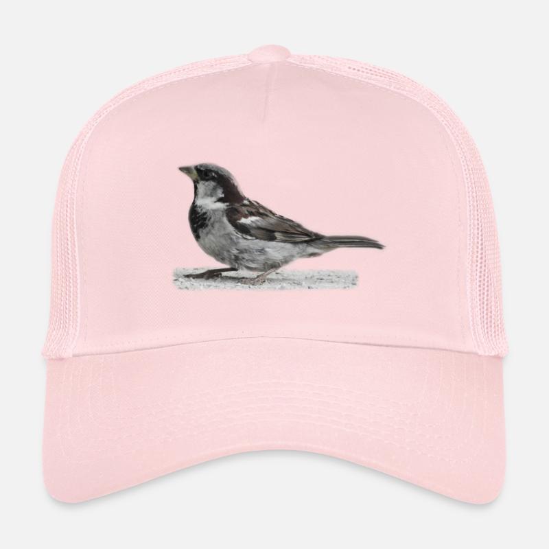 Oiseau moineau Casquette trucker 