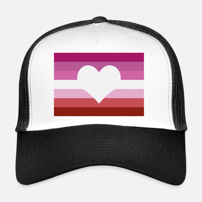LGBTQ+ Lesbian - Trucker Cap - white/black