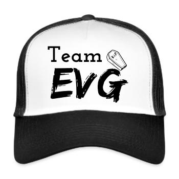 Team EVG - Casquette trucker  - blanc/noir - Devant