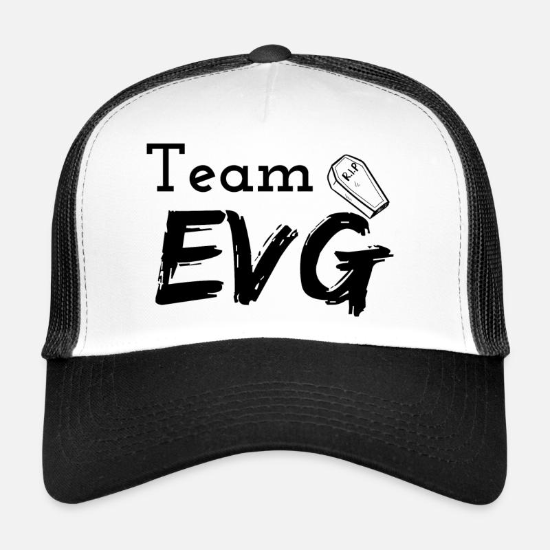 Team EVG - Casquette trucker  - blanc/noir