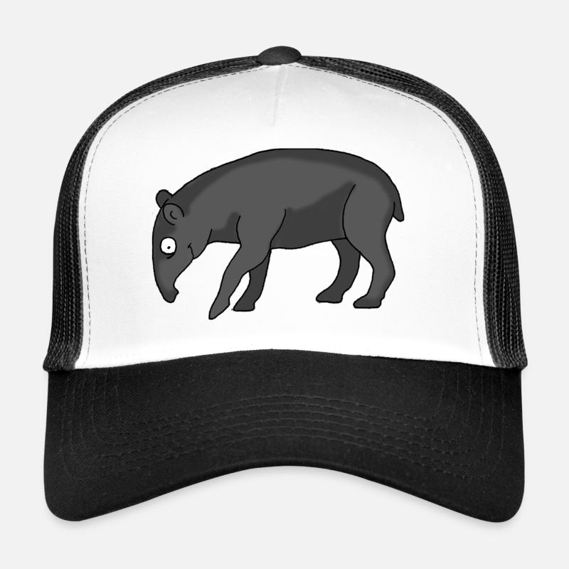 Coati - Casquette trucker  - blanc/noir