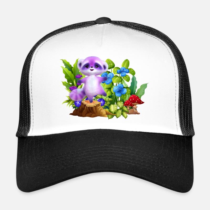 Koala pastel dans le jardin enchanté Casquette trucker 