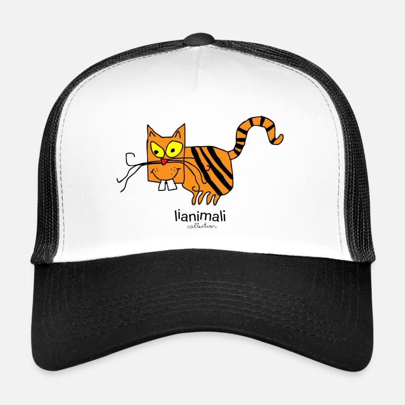 Gato loco - Trucker Cap - Weiß/Schwarz