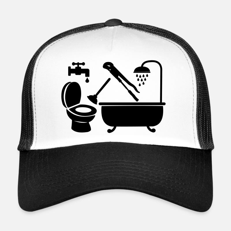 Logo plombier entreprise Casquette trucker 