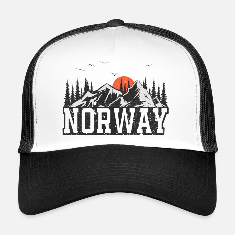 Norway - Trucker Cap - white/black