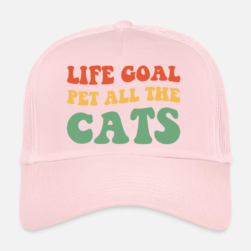 Objectif de vie: Pet All The Cats II Casquette trucker 