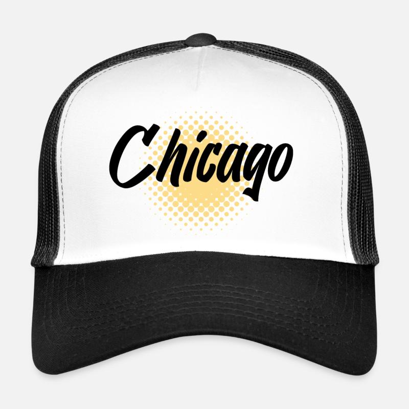 Chicago - Trucker Cap - white/black