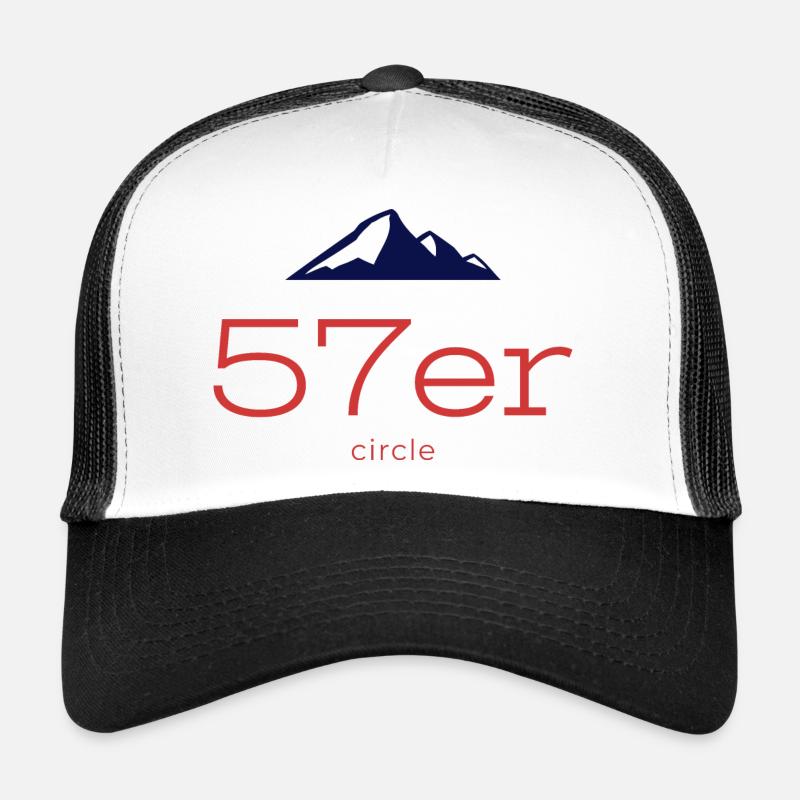 57er - Trucker Cap - Weiß/Schwarz