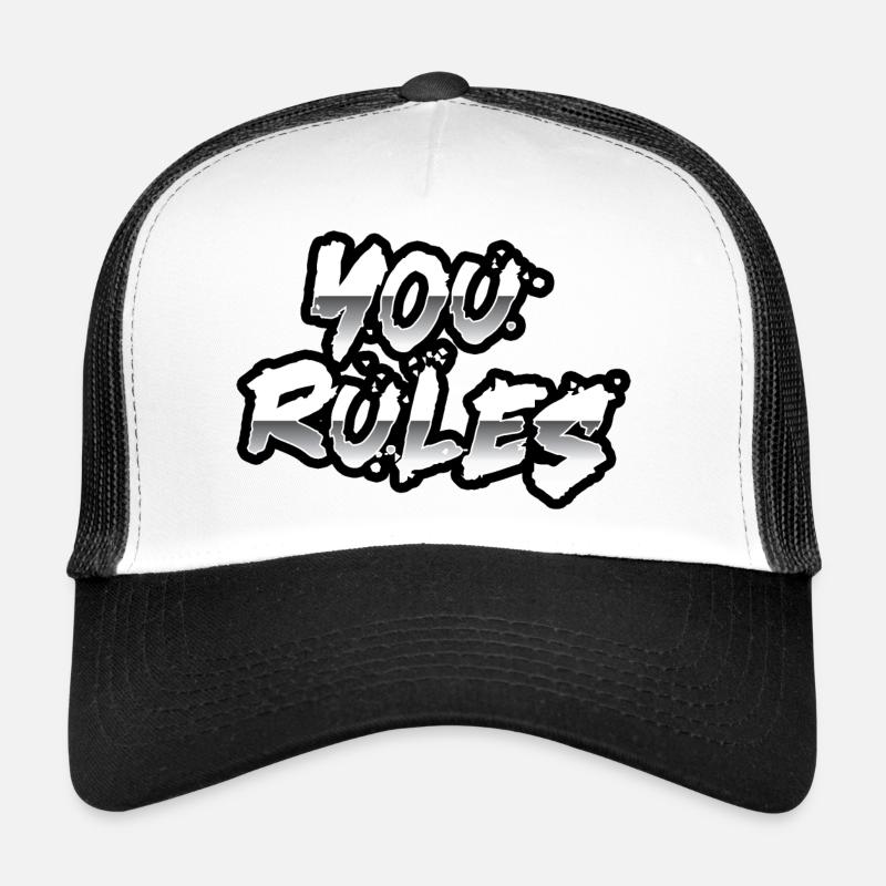 Du regierst schwarz Trucker Cap